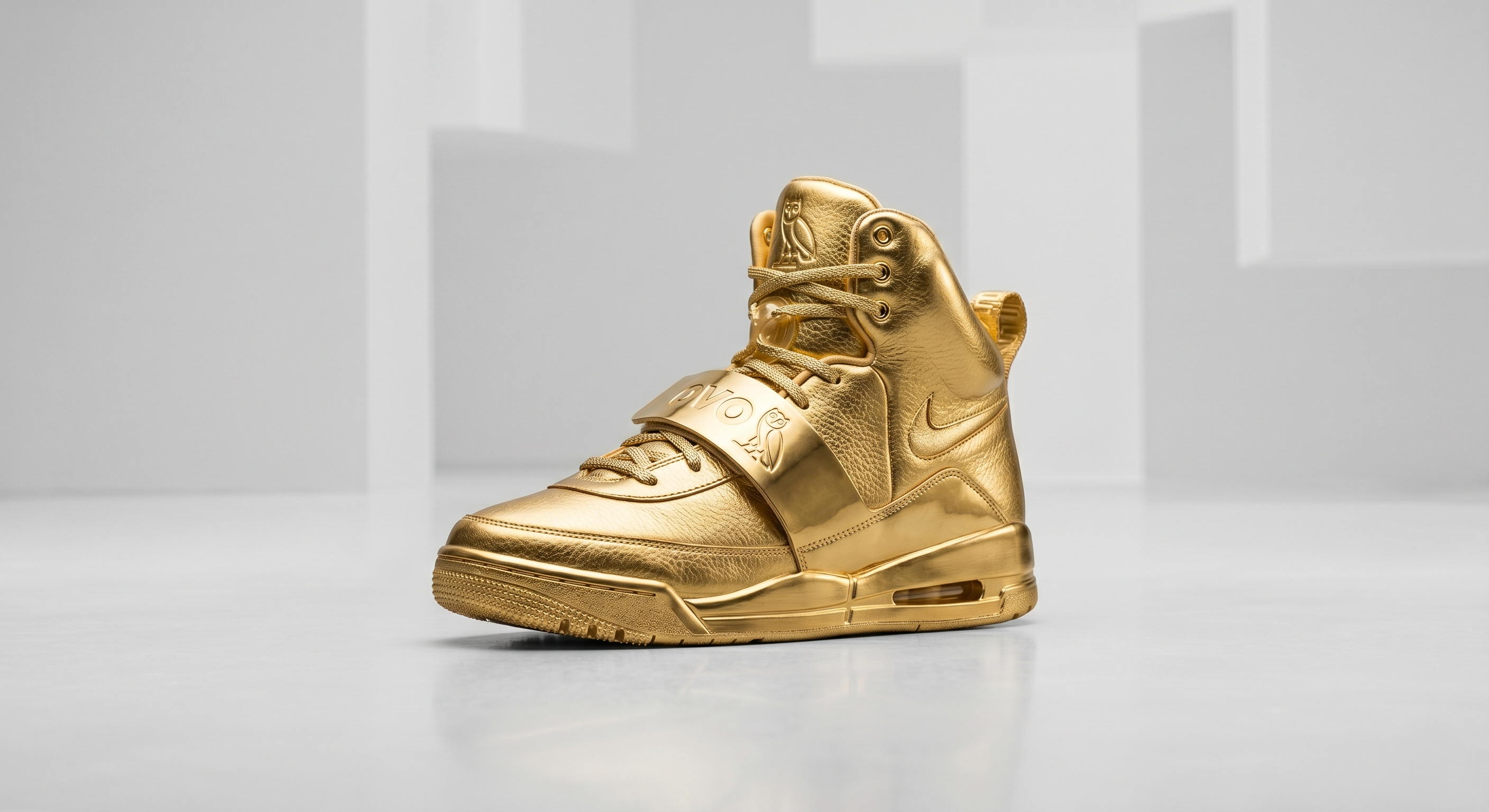 Solid Gold OVO x Air Jordan 10
